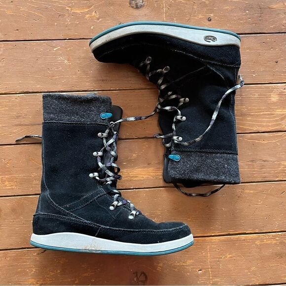 Chaco Black Uma Long Tall Boot - Picture 2 of 6